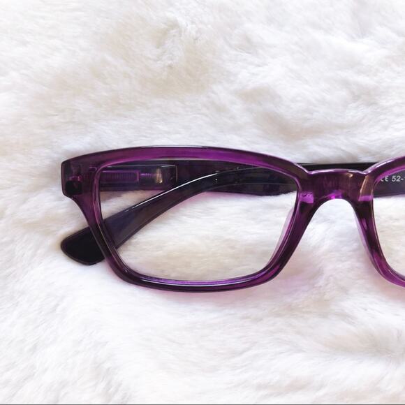 Ashley Purple Pattern Reader Blue Light Glasses - Picture 2 of 11
